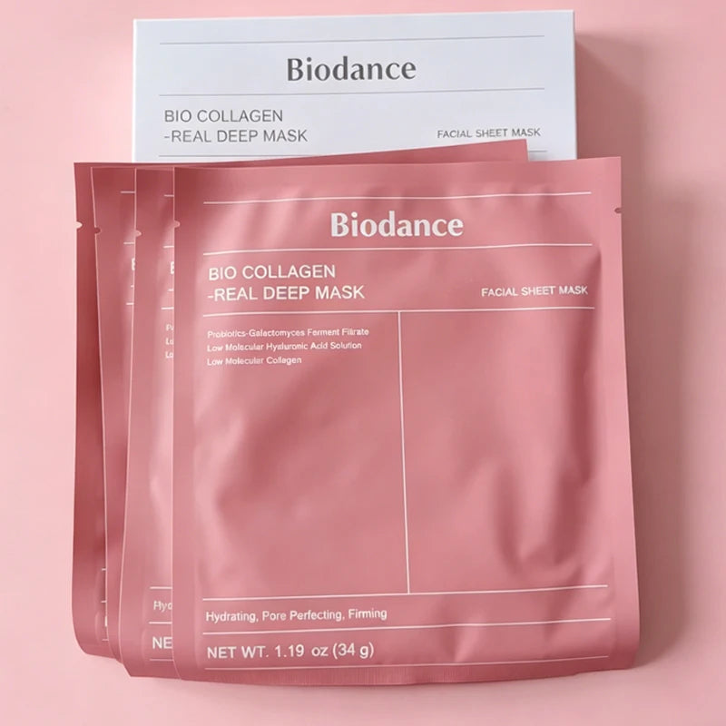 Hot Collagen Real Deep Mask Supplement Collagen Hydrating Overnight Hydrogel Mask Elasticity Improvement Pore Minimizing Firming