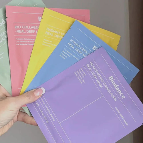 Hot Collagen Real Deep Mask Supplement Collagen Hydrating Overnight Hydrogel Mask Elasticity Improvement Pore Minimizing Firming