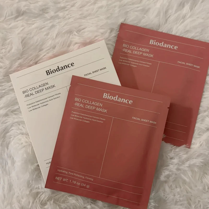 Hot Collagen Real Deep Mask Supplement Collagen Hydrating Overnight Hydrogel Mask Elasticity Improvement Pore Minimizing Firming
