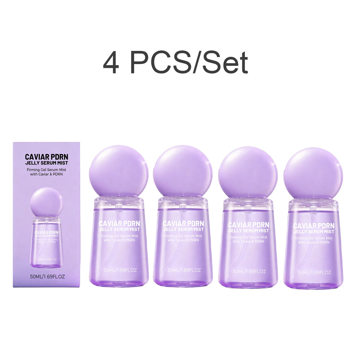 Collagen Peptide Jelly Serum Mist Smooth Dry Moisturizing Brighten Firm Fade Pore Nourishing Face Care Caviar Pdrn Essence Spray