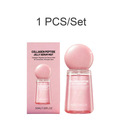 Collagen Peptide Jelly Serum Mist Smooth Dry Moisturizing Brighten Firm Fade Pore Nourishing Face Care Caviar Pdrn Essence Spray