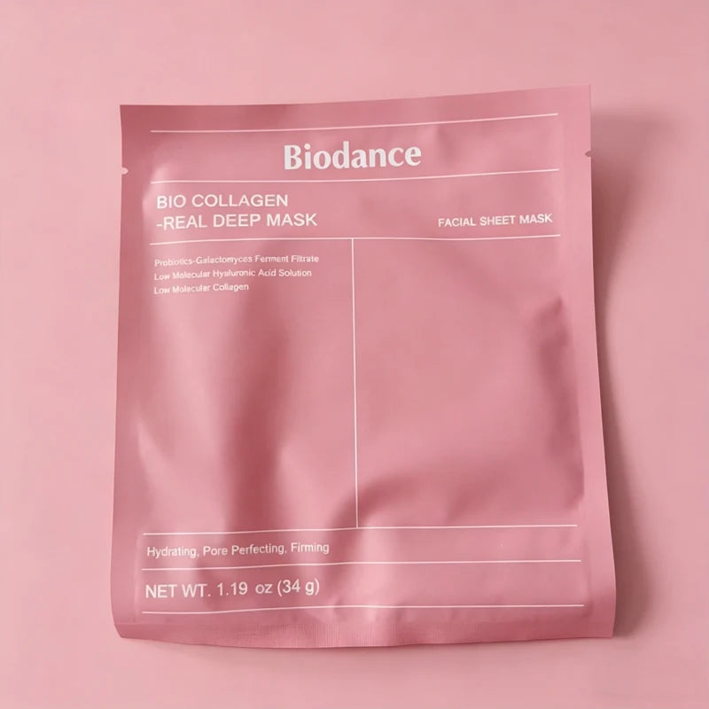 Hot Collagen Real Deep Mask Supplement Collagen Hydrating Overnight Hydrogel Mask Elasticity Improvement Pore Minimizing Firming
