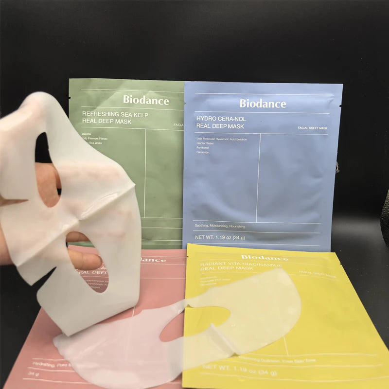 Hot Collagen Real Deep Mask Supplement Collagen Hydrating Overnight Hydrogel Mask Elasticity Improvement Pore Minimizing Firming